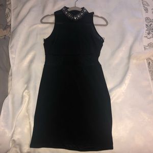 Jodi Kristopher black semi formal dress